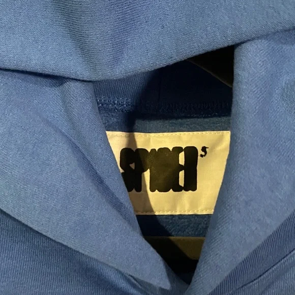 Blue Sp5der Hoodie Sweater for Men